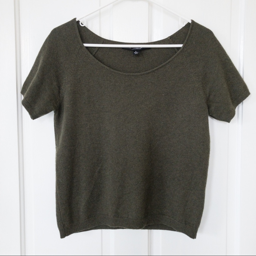 Linda Allard Ellen Tracy | Cashmere Green Sweater